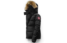 Canada Goose: Чёрный пуховик 