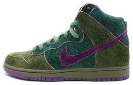 Nike: Зелёные кроссовки  SB Dunk High