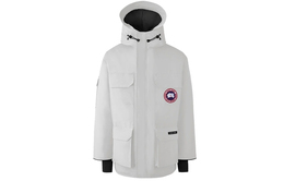 Canada Goose: Белый пуховик 