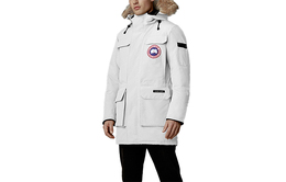 Canada Goose: Белый пуховик 