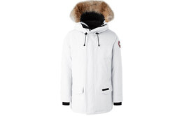 Canada Goose: Белый пуховик 