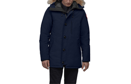 Canada Goose: Голубой пуховик 