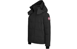 Canada Goose: Чёрный пуховик 