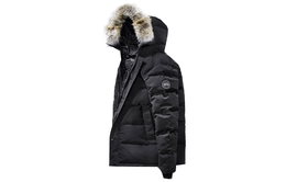 Canada Goose: Чёрный пуховик 