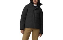 Canada Goose: Чёрный пуховик 