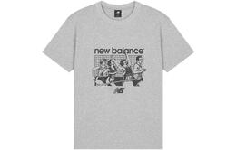 New Balance: Серая футболка 