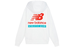 New Balance: Белая толстовка 