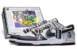 Nike: Чёрные кроссовки  Dunk Low