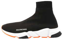 Balenciaga: Чёрные кроссовки  Speed