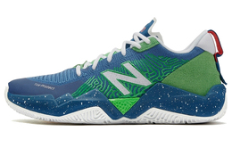 New Balance: Синие кроссовки 