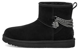 UGG: Чёрные угги  Classic Mini