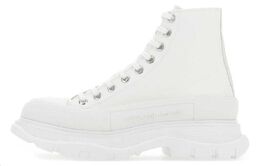 Alexander McQueen: Белые ботинки  Tread Slick