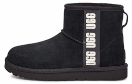 UGG: Чёрные угги  Classic Mini