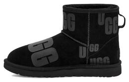 UGG: Чёрные угги  Classic Mini