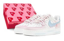 Nike: Розовые кроссовки  Air Force 1 Low