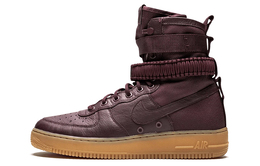 Nike: Бордовые кроссовки  Air Force 1 High