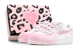 Nike: Розовые кроссовки  Air Force 1 Low