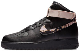 Nike: Чёрные кроссовки  Air Force 1 High