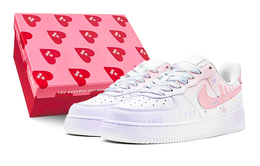 Nike: Розовые кроссовки  Air Force 1 Low