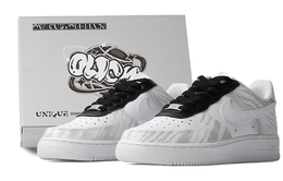 Nike: Чёрные кроссовки  Air Force 1 Low