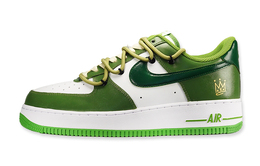 Nike: Зелёные кроссовки  Air Force 1 Low