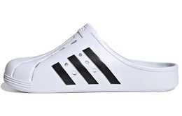 Adidas Originals: Белые шлёпанцы  Adilette