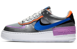 Nike: Серебристые кроссовки  Air Force 1 Low