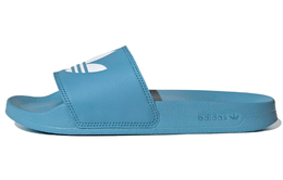 Adidas Originals: Голубые шлёпанцы  Adilette Lite