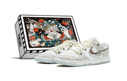 Nike: Коричневые кроссовки  Dunk Low