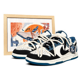 Nike: Синие кроссовки  Dunk Low