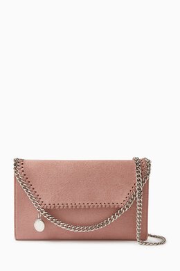 Stella McCartney: Розовый кошелёк Falabella