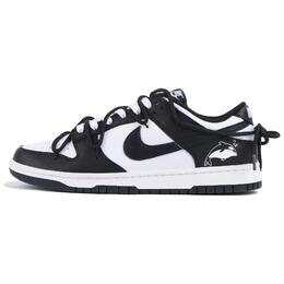 Nike: Чёрные кроссовки  Dunk Low