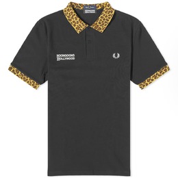 Fred Perry: Поло с леопардовым принтом 