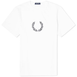 Fred Perry: Белая футболка 