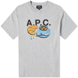 A.P.C.: Футболка с надписями 