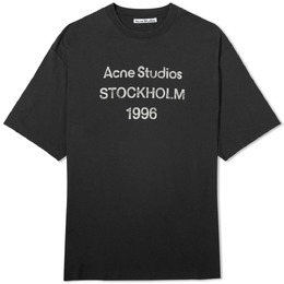 Acne Studios: Чёрная футболка 