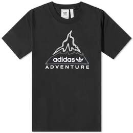 Adidas: Чёрная футболка  Adventure