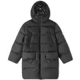 Moncler: Чёрный пуховик 