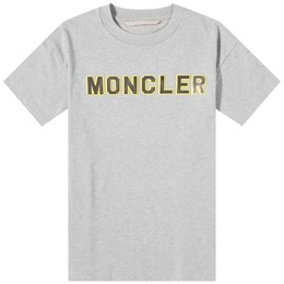 Moncler: Серая футболка 