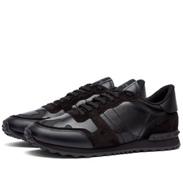 Valentino: Чёрные кроссовки  Rockrunner