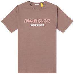 Moncler Genius: Розовая футболка 