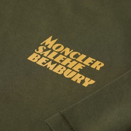 Moncler Genius: Футболка цвета хаки 