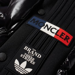 Moncler Genius: Чёрный пуховик 