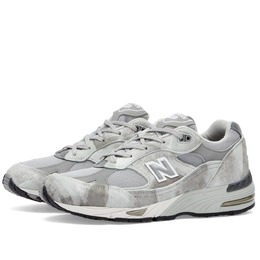 New Balance: Серые кроссовки 
