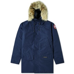 Canada Goose: Синий пуховик Langford