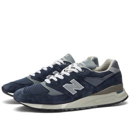 New Balance: Синие кроссовки 