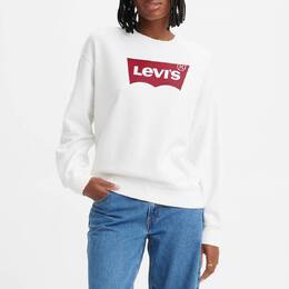 Levi's: Белый свитшот 