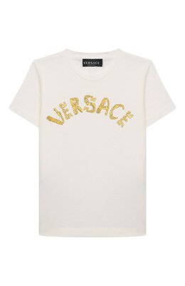 Versace: Хлопковая футболка 