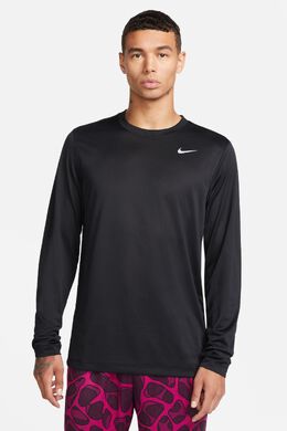 Nike: Чёрная футболка  Dri FIT