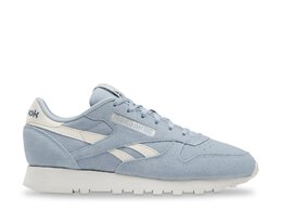 Reebok: Синие кроссовки Classic Leather